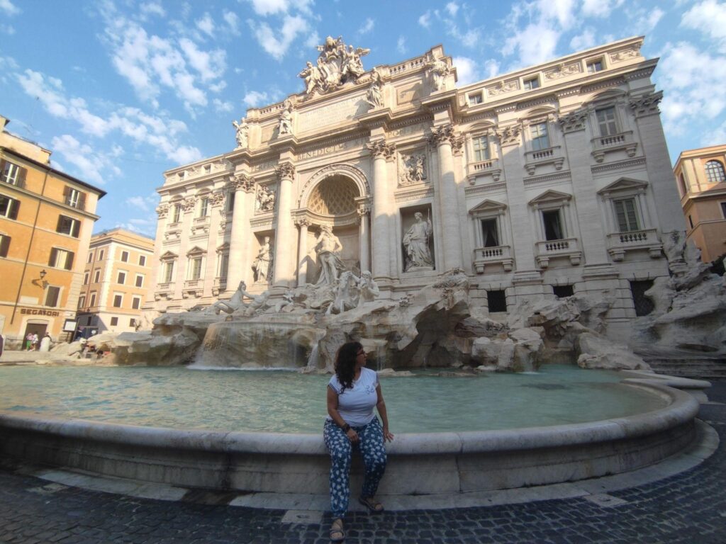 La Fontana di Trevi a primera hora de la mañana