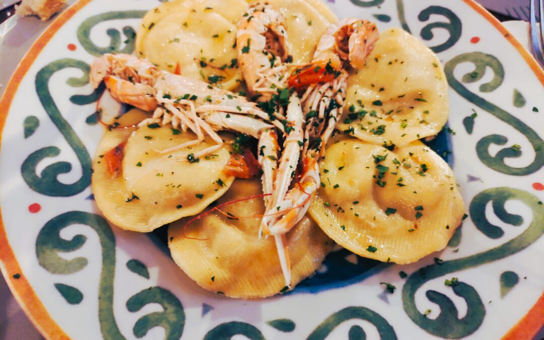 pasta napolitana con marisco